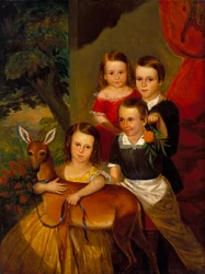 Porträt der Jones-Kinder von Galveston, ca. 1853